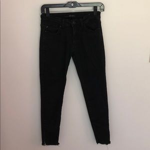 Black cropped KanCan jeans